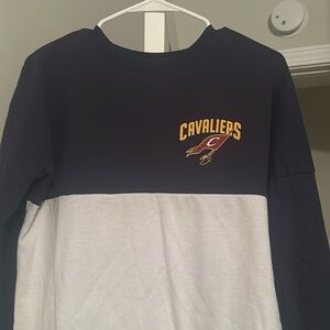 Cleveland cavaliers long sleeve rhinestone shirt